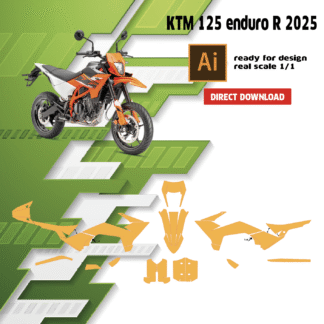 gabarit ktm enduro r template