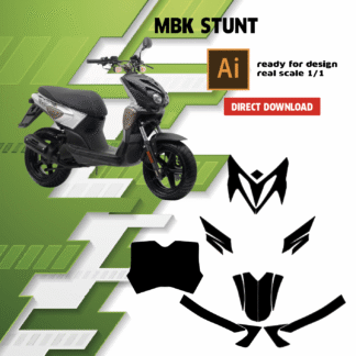 template / gabarit MBK stunt
