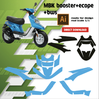 template / gabarit MBK Booster