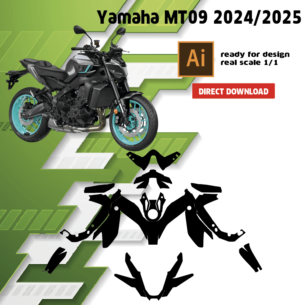 yamaha mt09 template