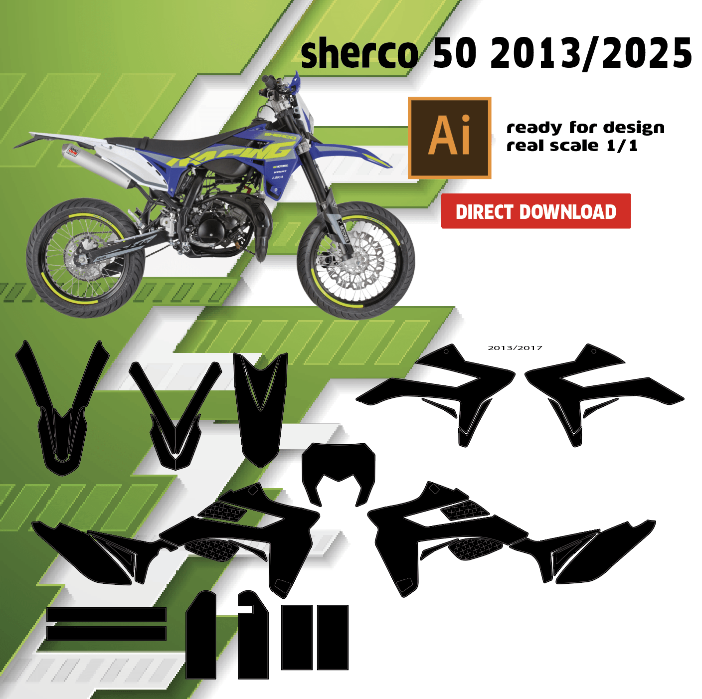 template sherco 50