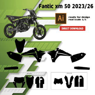 template fantic xm 50 gabarit fantic xm 50