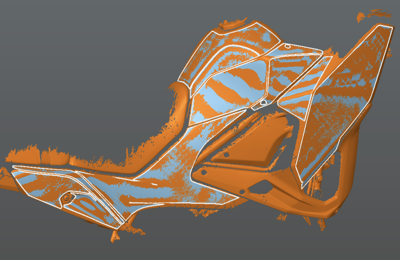 template kawasaki KLE 500 2026 – Image 2