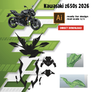 template kawasaki z650s