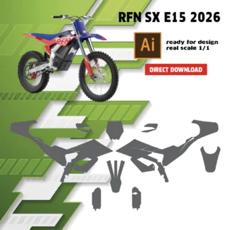 Template rfn sx e15 — gabarit de découpe vectoriel